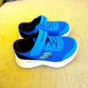 Skechers, Blue, Sneakers, Size 6